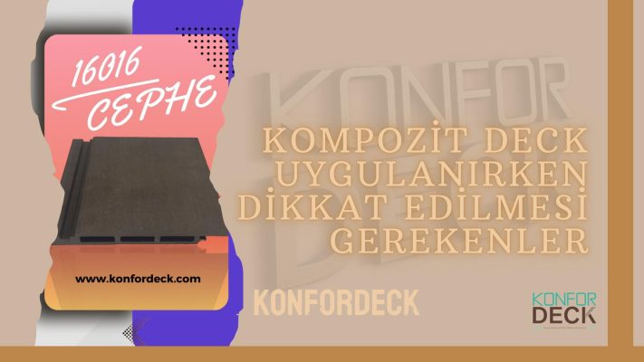 Kompozit Deck Uygulamasında Etkili İpuçları