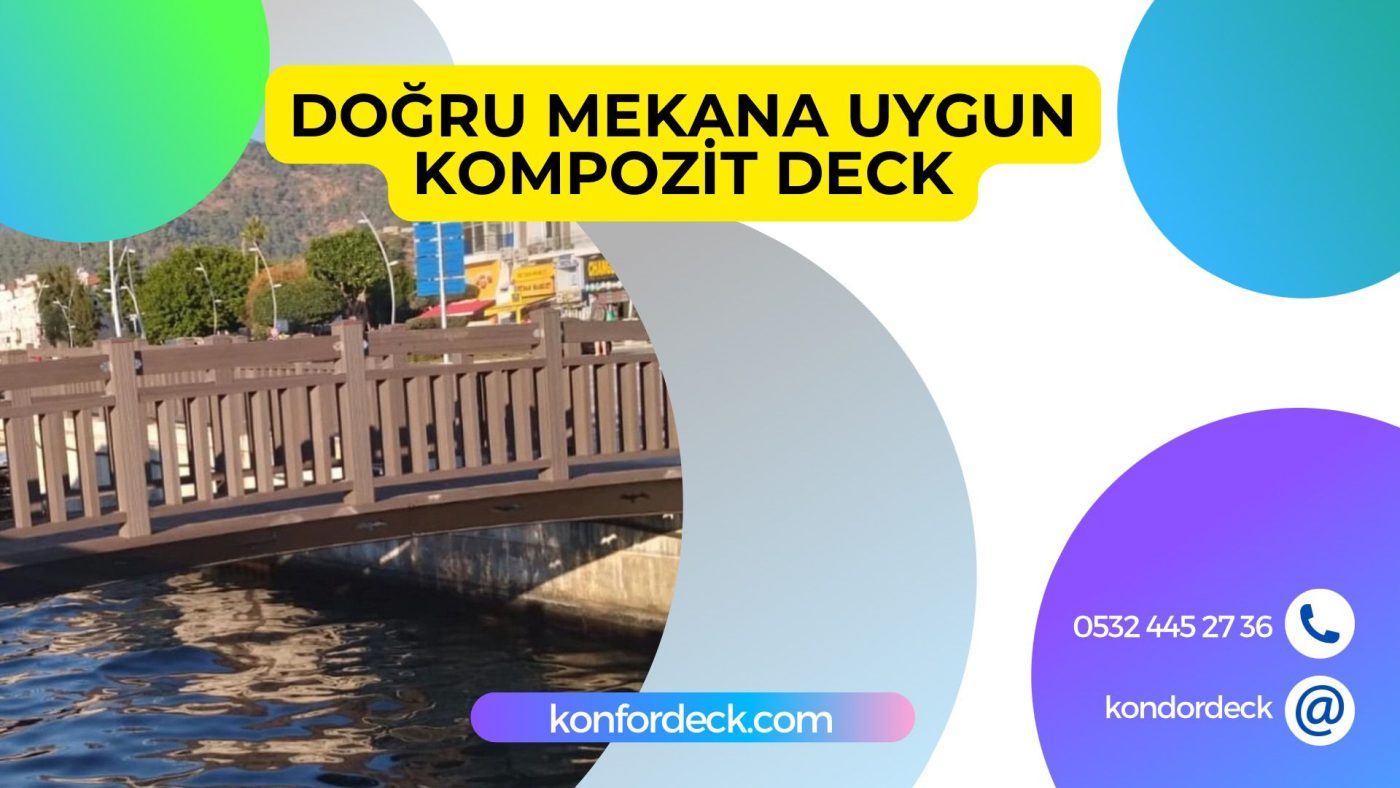 Doğru Mekana Uygun Kompozit Deck İşlemleri