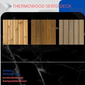 Thermowood serisi deck ve cephe kapak